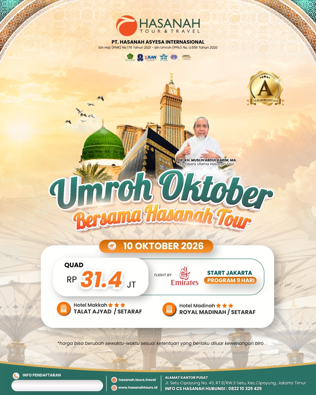 Umroh Berkah 10 Oktober 2026