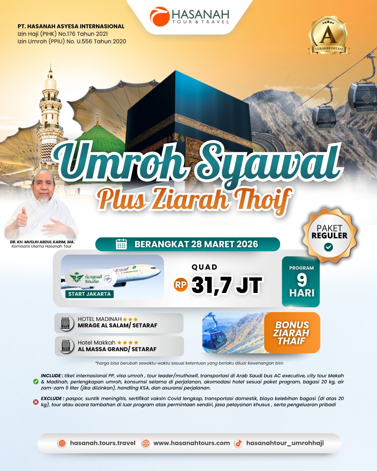 Umroh Hasanah 28 Maret 2026