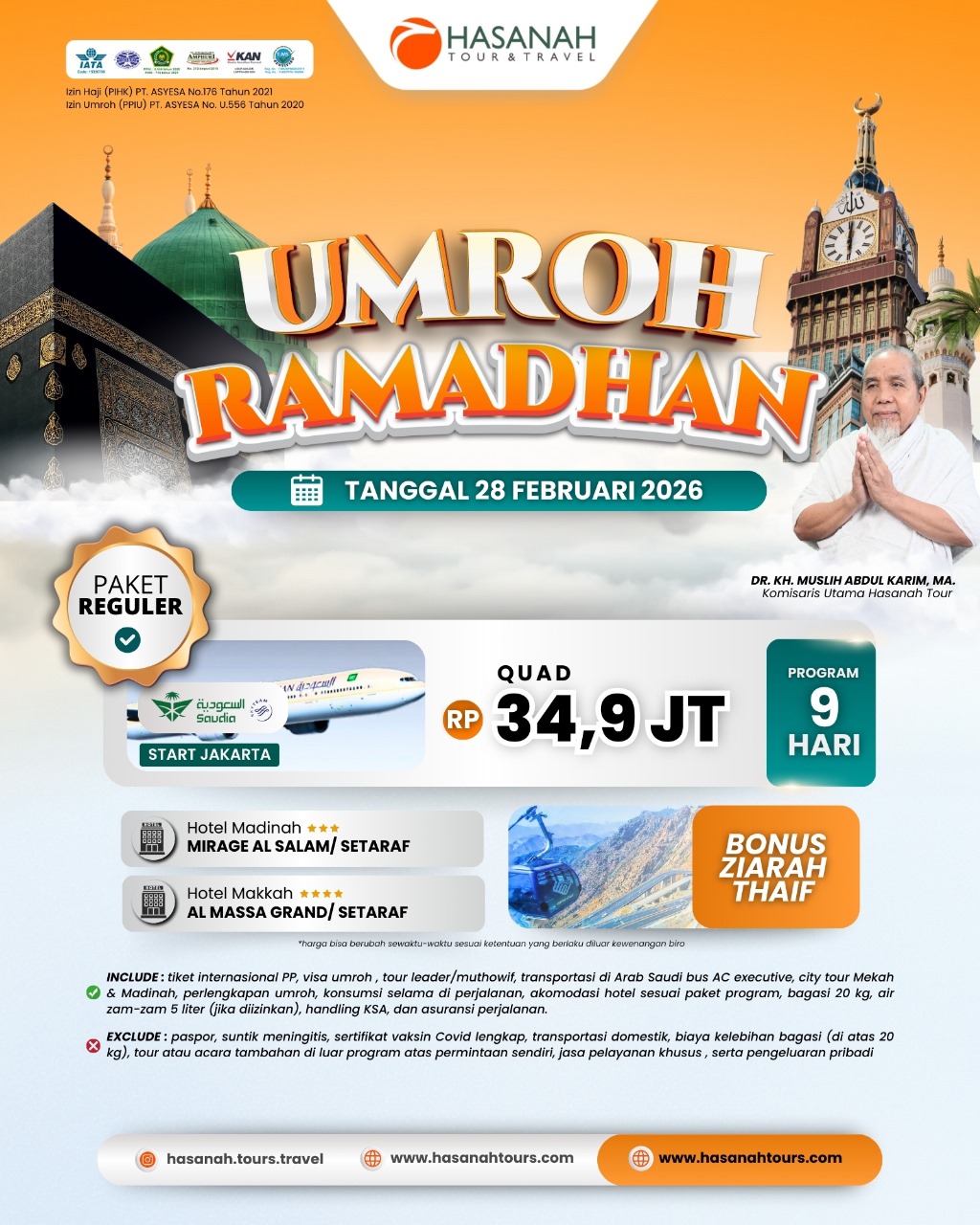 Umroh Ramadhan Hasanah 