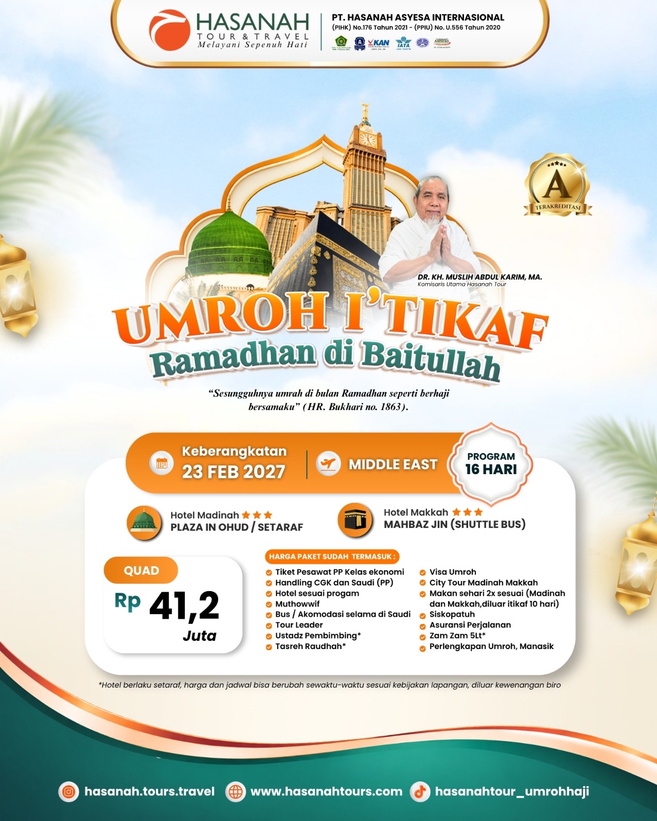 Umroh Itikaf Hasanah 