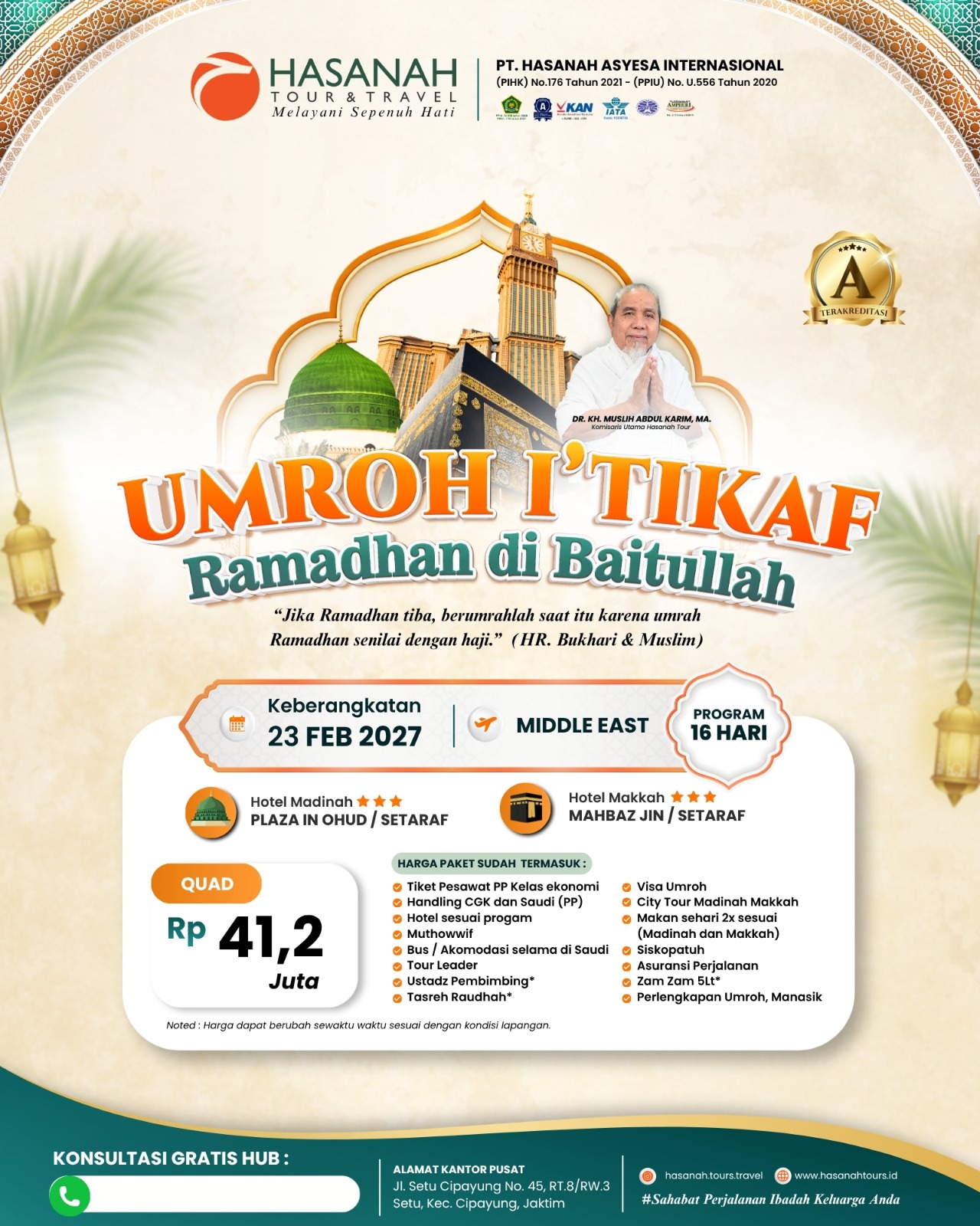 Umroh Itikaf Hasanah 