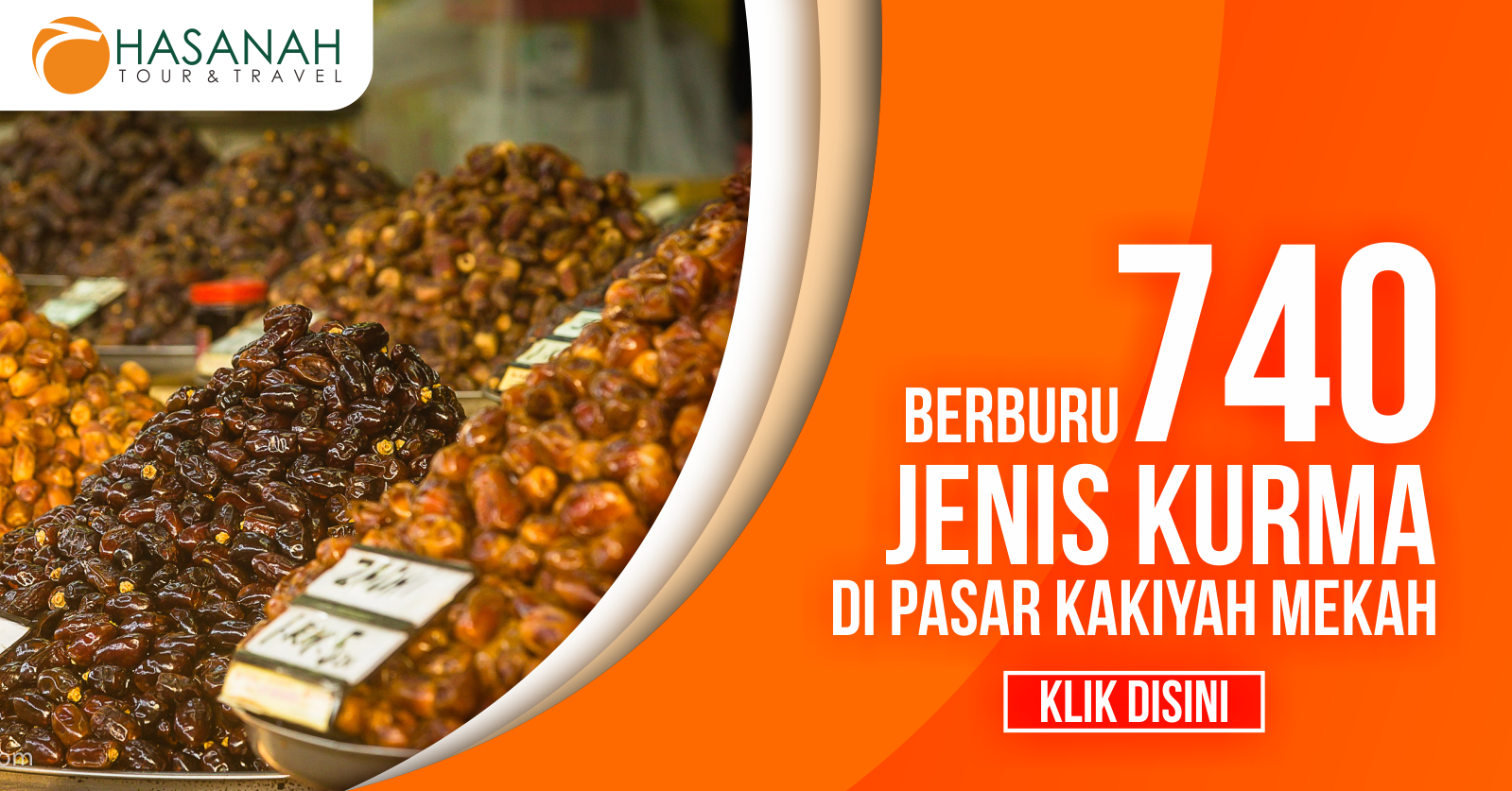 Berburu 740 Jenis Kurma di Pasar Kakiyah Mekah