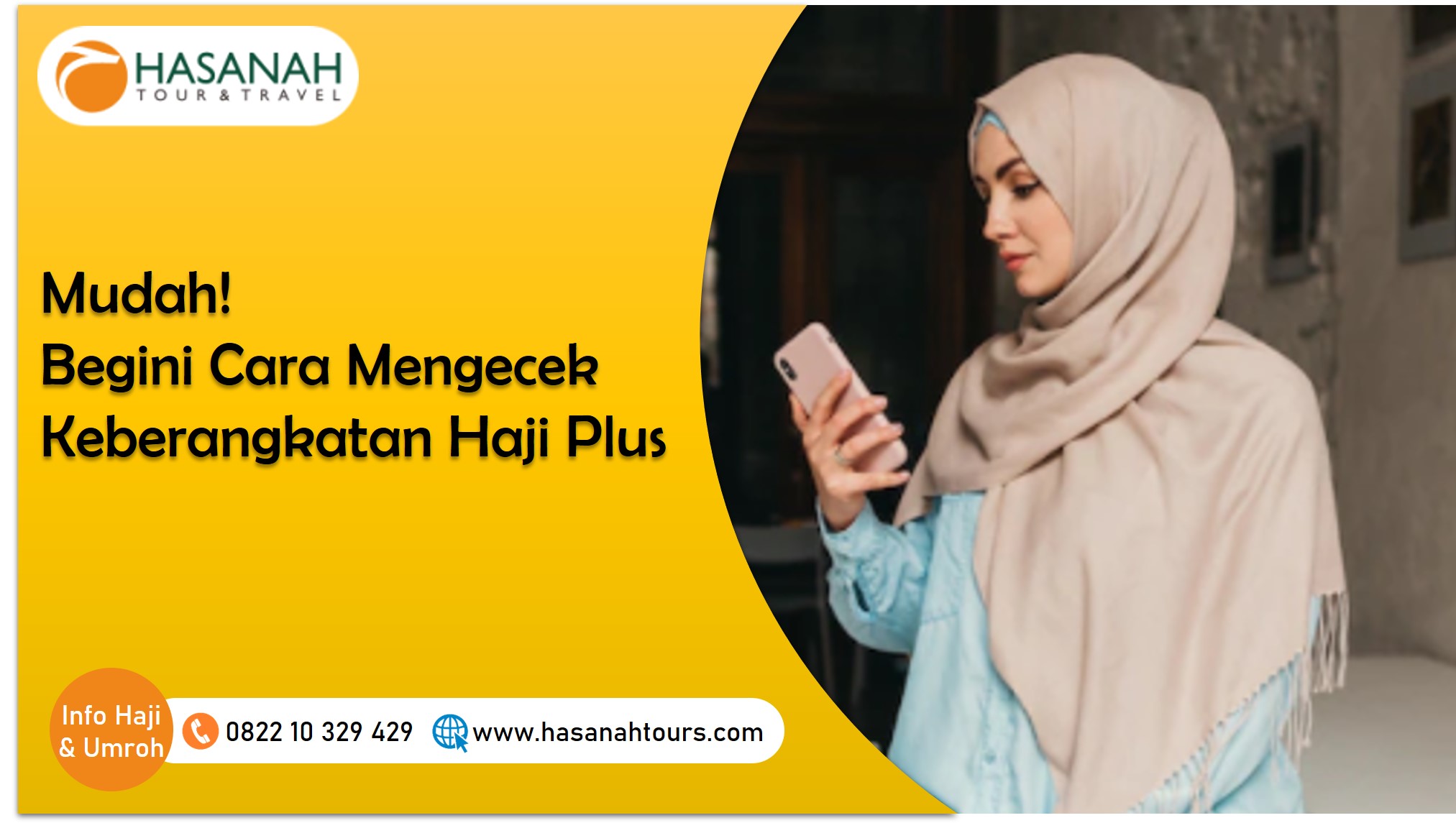 Mudah! Begini Cara Mengecek Keberangkatan Haji Plus