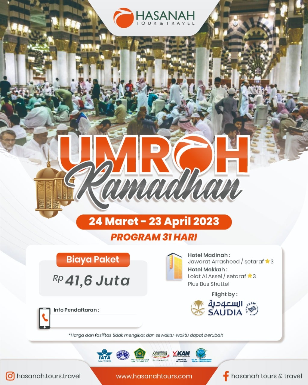 Umroh Full Ramadhan 1444H